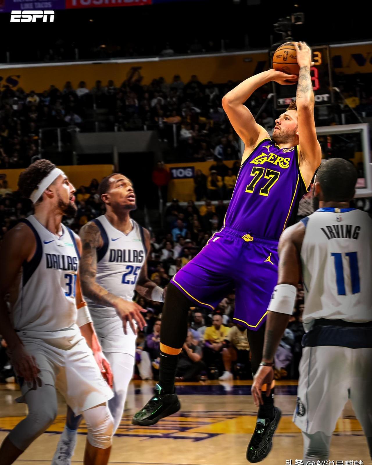 湖人力克开拓者，灵活变换战术反制对手