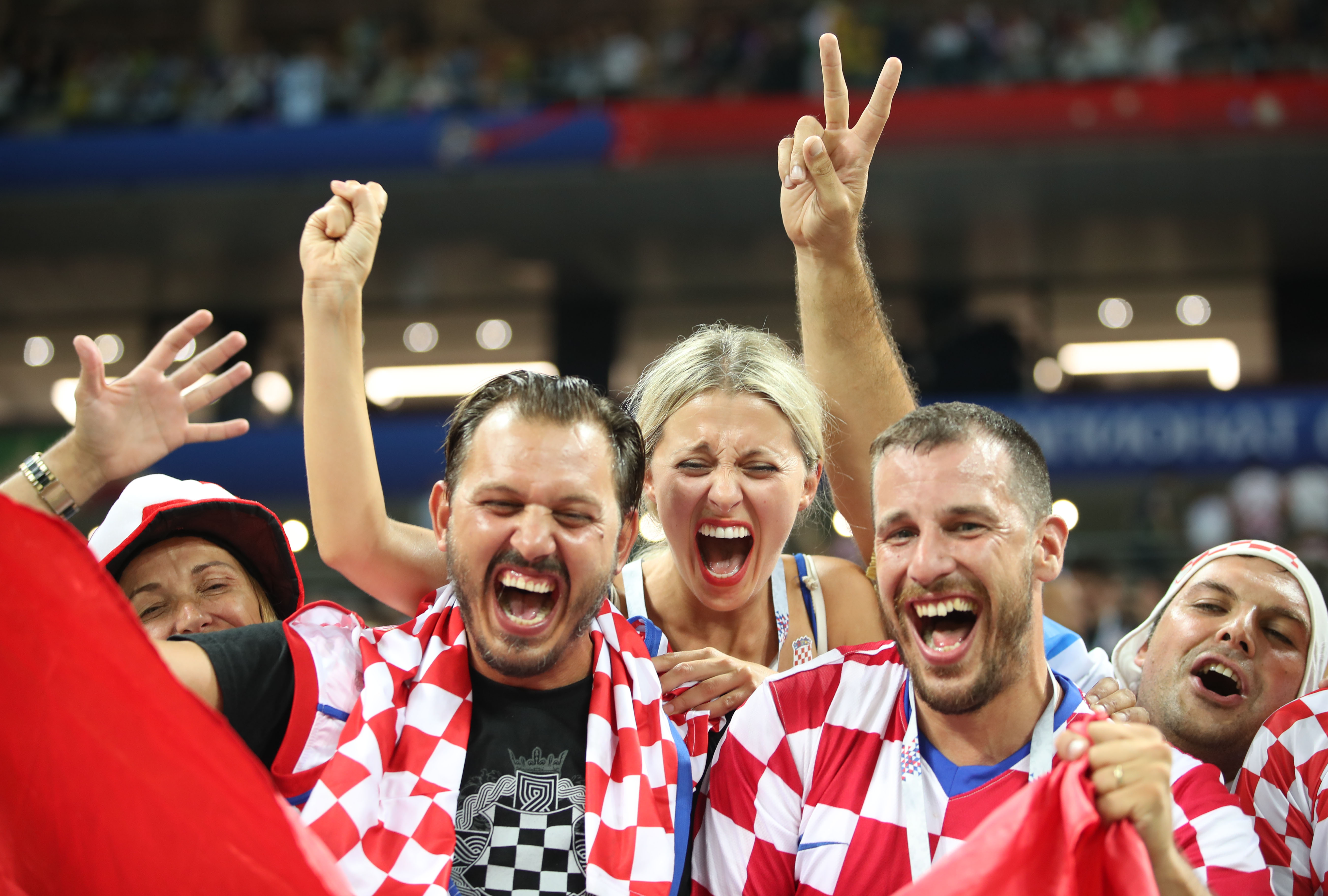 英格兰队取得对克罗地亚队的胜利 英格兰队取得对克罗地亚队的胜利