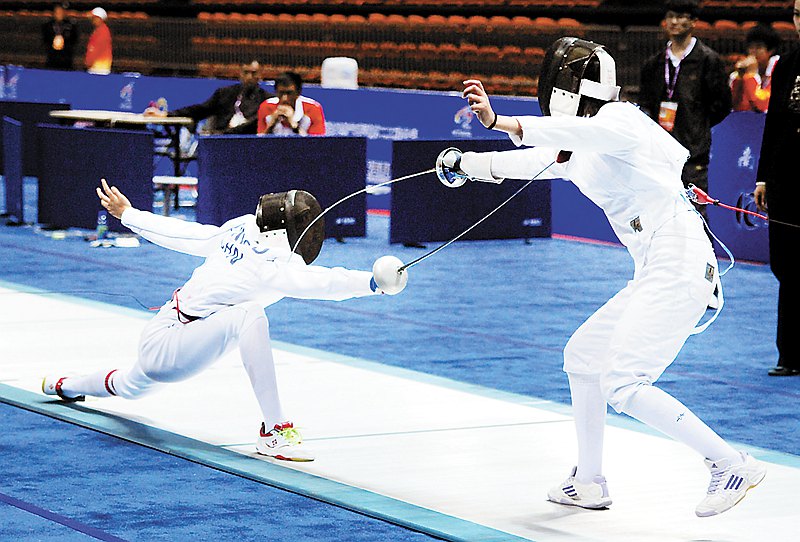 法国击剑名将精妙技巧,轻取对手 法国击剑名将精妙技巧,轻取对手